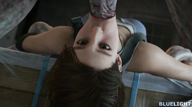 [4K Ultra HD] Jill Valentine and Nemesis Get Blue Balled
