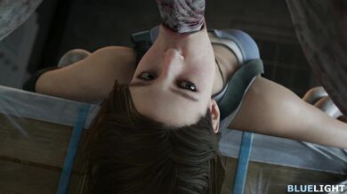 [4K Ultra HD] Jill Valentine and Nemesis Get Blue Balled