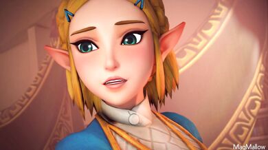 Urbosa and Zelda's Steamy Lesbian Romp with MagMallow.