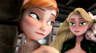 Cumming for the First Time Again: Christmas with Rapunzel's Black Dick - BlackJRXIII