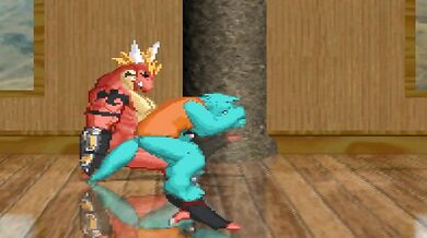 Aleksandr's Giant Load Explodes on Delga's Face!