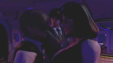 Lustful Mile High Club Gangbang with Three Studs [Dingo1489]