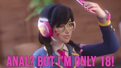 Anal-Loving Overwatch D.VA Too Adorable for the Academy