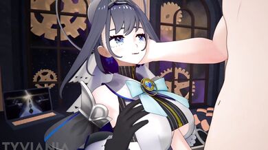 Gigantic Melons of Tyvia: Kronii's Boobjob Adventures