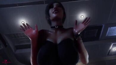 Riding Ada Wong's Desk - A Devious Office Romp
