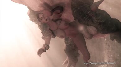 Sleazy swamp monster's anal sex adventures with innocent virgins