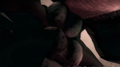 Sleazy swamp monster's anal sex adventures with innocent virgins
