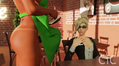 Futa Overwatch Heroes Getting Fucked at Starbucks