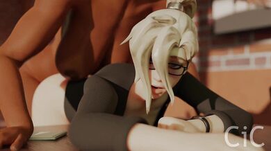 Futa Overwatch Heroes Getting Fucked at Starbucks