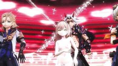 [MMD HOLOLIVE/4K] ~ '(A Light That Never Comes)' ~《'Linkin Park X Steve Aoki'》~ Rurudo