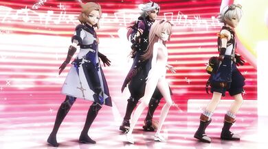 [MMD HOLOLIVE/4K] ~ '(A Light That Never Comes)' ~《'Linkin Park X Steve Aoki'》~ Rurudo
