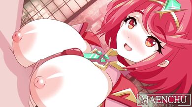 Busty Elven Princess Pyra Gets Defiled by the Monstrous Maenchu in Epic Hentai Adventure!
