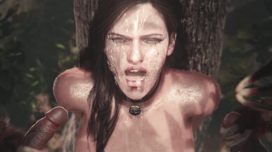 Creamy Covering of Yennefer and Nekker's Gaping Holes - Unleash Your Inner Demon with Extreme Piercing Playtime!
