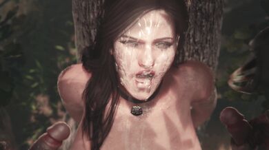 Creamy Covering of Yennefer and Nekker's Gaping Holes - Unleash Your Inner Demon with Extreme Piercing Playtime!