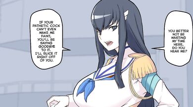 Slutty Schoolgirl Satsuki Gets Double-Teamed and Butt-Fucked in Steamy Anime Threesome!