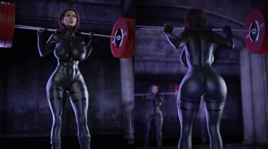 [4K] Black Widow's Workout [ParkingBelt]: A XXX Parody of the Avenger's Hottest Heroine