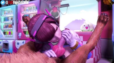D.va's Anal Pleasure Ride with Her Doggy Toy (Sound)