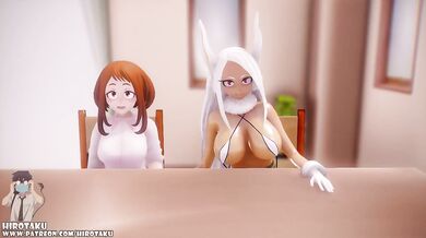 My Hero Academia: Futa Version Midoriya and Midnight