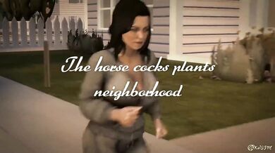 Neighbors Get Nailed By A Stallion's Dick In 'The Horse Cocks Plant' - Kelsfm
