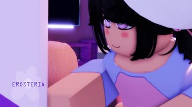 Negro Roblox culo montando