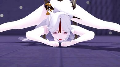 Ginkou's Naked Encounter with the Monsters of the Haunted House in HMV Series