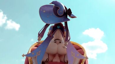 Mona's Wet Dreams Come True With Lumine's Unstoppable Cock!