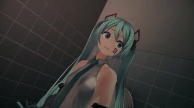 Miku's Alien Fetish Fulfilled by Aggressive Facehugger