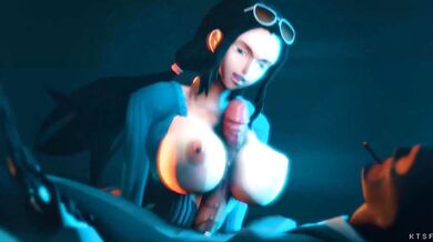 Spying on Nico Robin's Fuck Fest [KT86]