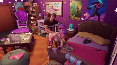 Tracy's Epic Fuck Quest in the Land of Fortnite [SleepzHour]