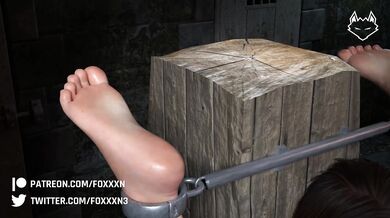 Submissive Slut Jill Gets Tied Up and Whipped in a Dungeon