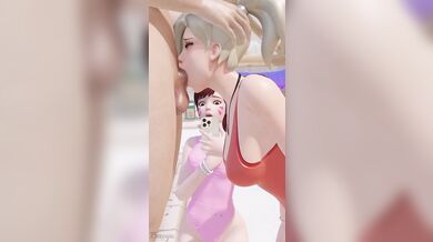 Dva's Desperate Plea for Mercy's Help with Filming, Not for Tik Tok, but for Something More... [NSFW]