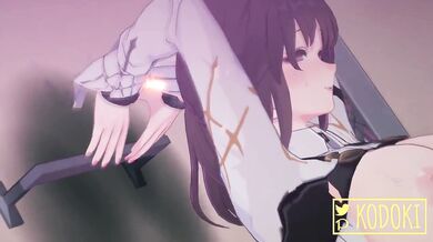 Immersive Trip with Kafka in Honkai Star Rail from a First-Person View, Featuring the Cute and Sexy Kodoki