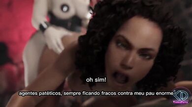 Futa Excella fazendo sexo com Sheva Alomar