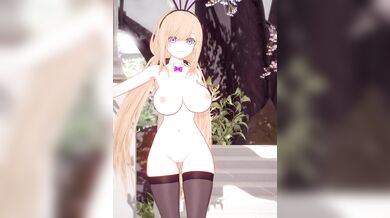 Nude Girl Gyrates Wildly