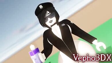 Double Futanari Debauchery in Roblox with Vepho3DX