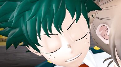 Threesome with Toga, Ochaco and Deku (Part 1) [Eshu-chan]