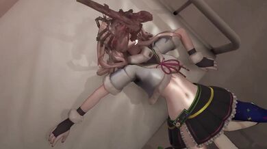 [DysonMMD] Mokota's Throat Ravaged by Facehugger's Deep Penetration