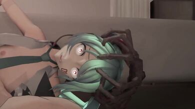 [DysonMMD] Mokota's Throat Ravaged by Facehugger's Deep Penetration