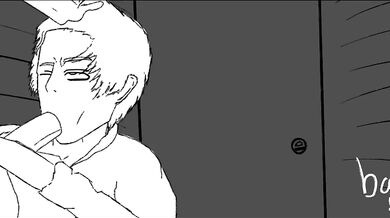 Public Bathroom Face-Fucking: Baba Animator's Wild Adventure