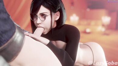 - Tifa's Ravenous Throat Fucking