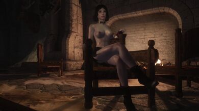 Cum and Conquer with Serana at Dawnguard Castle