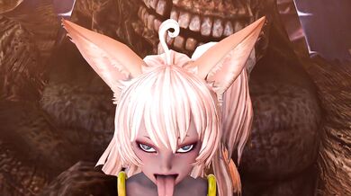 Elin's Futa Transformation into a Cum Dumpster