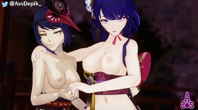 The Daring Dragoness and the Dominant Daimyo: Sara and Shogun's Sexual Saga