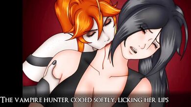 Crimson Veil Vampire's Virgin Punishment by a Seduced Hunter