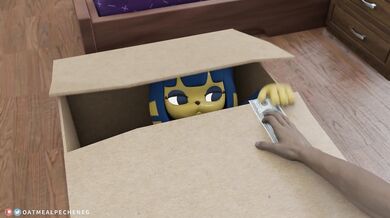 Ankha's POV Debauchery in Oatmeal Peach Cream