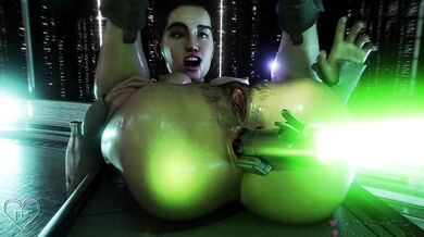 Fucking with a Lightsaber: Rey's Anal Exploration