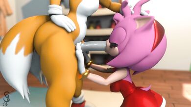 Tails Deepthroats Amy