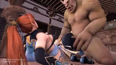 Orky Bukkake with Kasumi in Darsovin