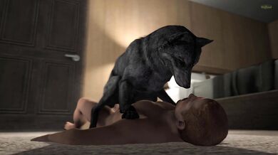 Human Male Fucks Female Wolf