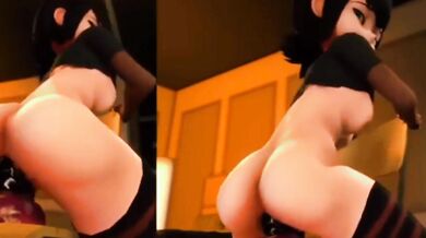 Ride 'Em Mavis! A Nude Dildo Adventure with Dracula's Bride
